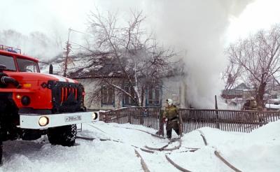 При пожаре на улице Заовражной в Пензе пострадал мужчина